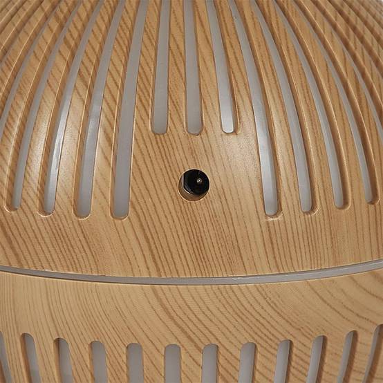 Diffuseur d'Huile Essentielle Bois Rond, Design Compact et Pratique - ERONIX - Image 7