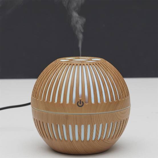 Diffuseur d'Huile Essentielle Bois Rond, Design Compact et Pratique - ERONIX - Image 8