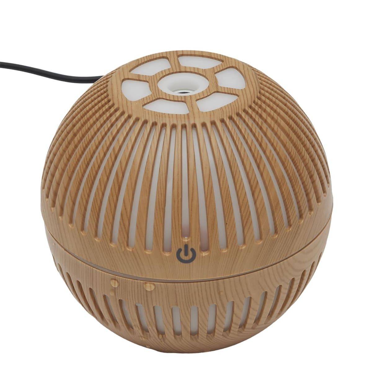 Diffuseur d'Huile Essentielle Bois Rond, Design Compact et Pratique - ERONIX - Image 1