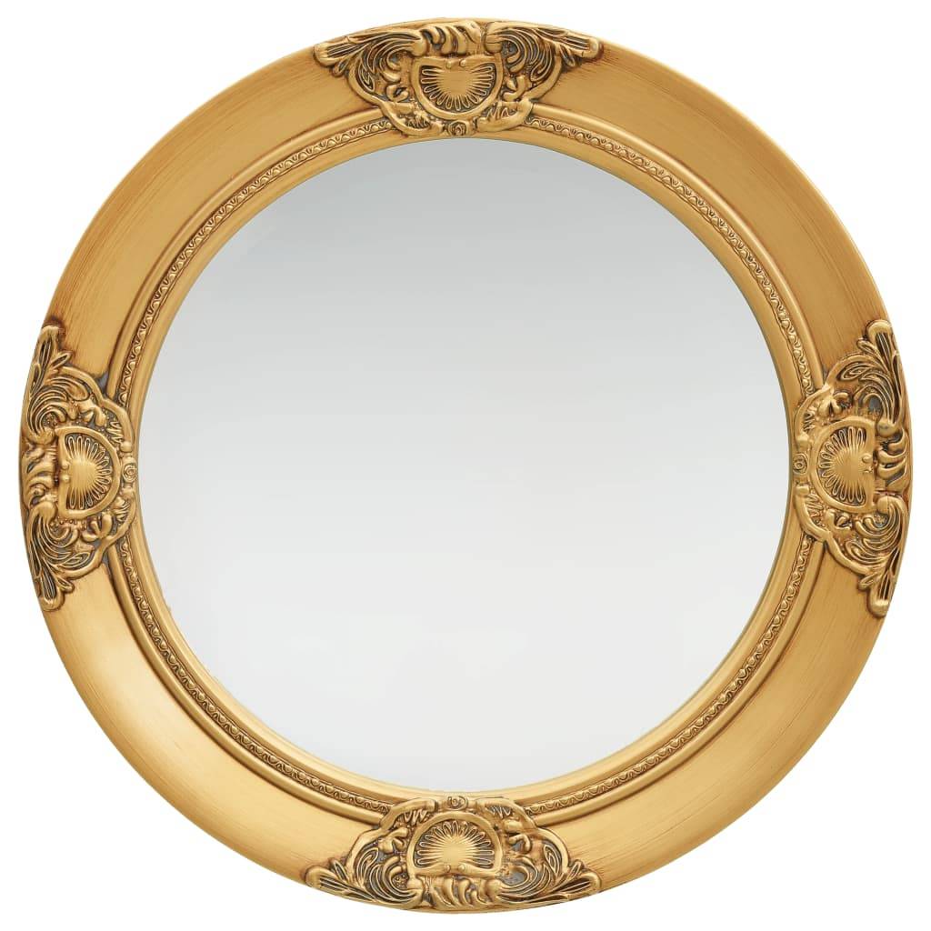 Maison Chic - Miroir mural style baroque 50 cm Doré Maison Chic - Image 2