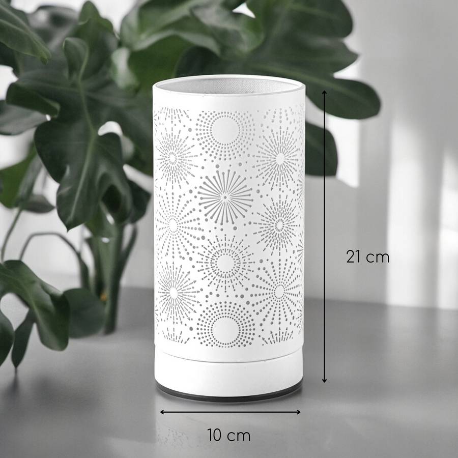 Zen'Arôme Brûleur Cire Parfumée Calorya n°15 - Brûleur Électrique pour Fondant Parfumé - Métal - Commande Tactile - Idée Cadeau - Image 8