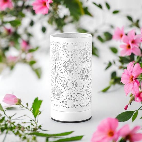 Zen'Arôme Brûleur Cire Parfumée Calorya n°15 - Brûleur Électrique pour Fondant Parfumé - Métal - Commande Tactile - Idée Cadeau - Image 1