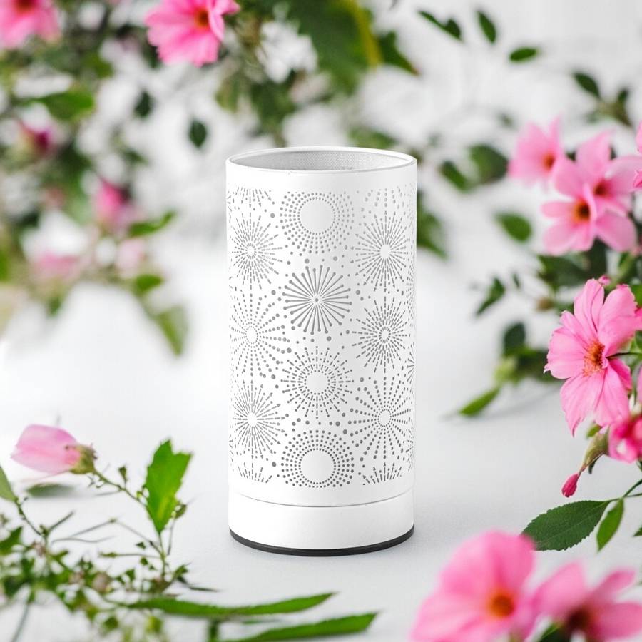 Zen'Arôme Brûleur Cire Parfumée Calorya n°15 - Brûleur Électrique pour Fondant Parfumé - Métal - Commande Tactile - Idée Cadeau - Image 1