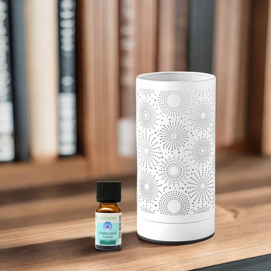 Zen'Arôme Brûleur Cire Parfumée Calorya n°15 - Brûleur Électrique pour Fondant Parfumé - Métal - Commande Tactile - Idée Cadeau - Image 2