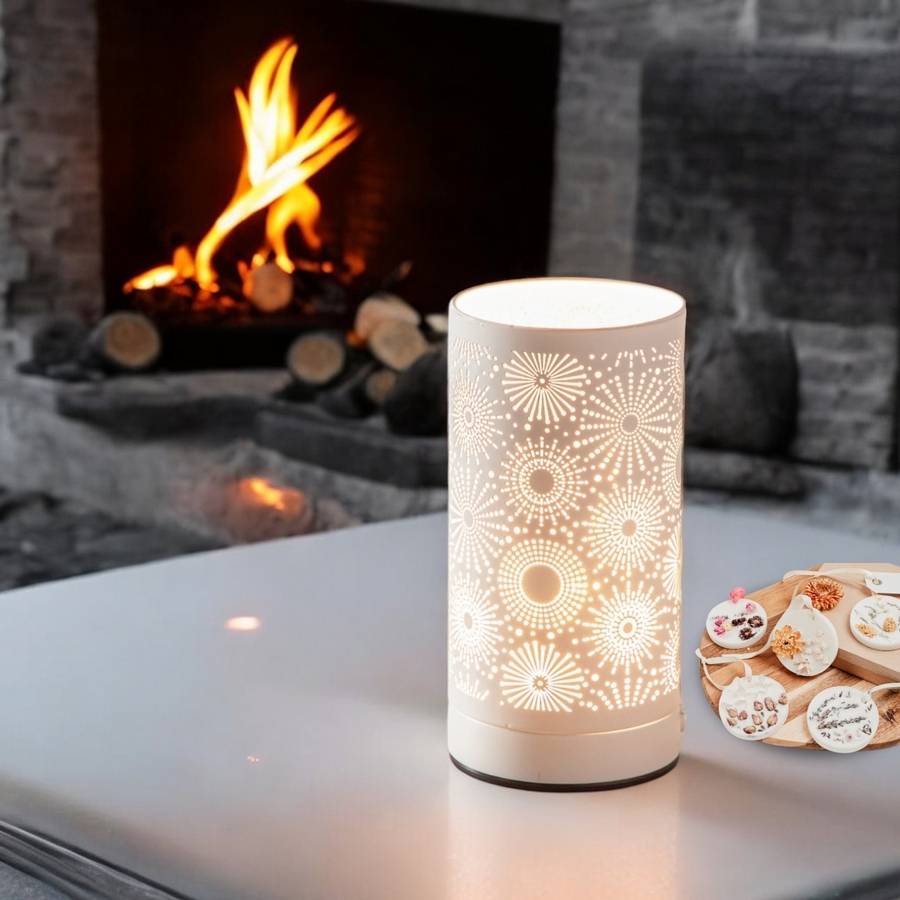 Zen'Arôme Brûleur Cire Parfumée Calorya n°15 - Brûleur Électrique pour Fondant Parfumé - Métal - Commande Tactile - Idée Cadeau - Image 4