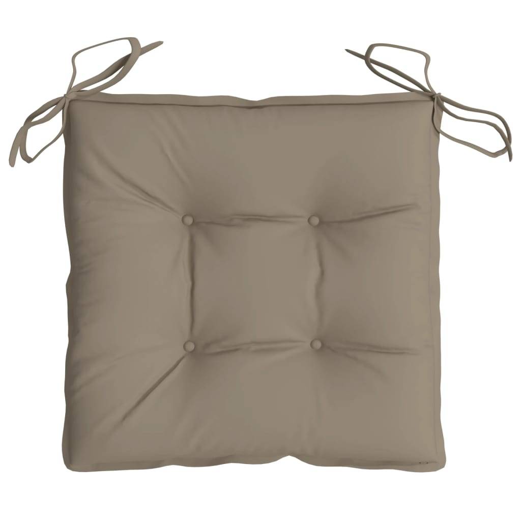 Lot de 6 Coussins d'extérieur - Coussins de palette - Coussins de Siège pour intérieur et extérieur taupe 50x50x7 cm tissu oxford - Image 6