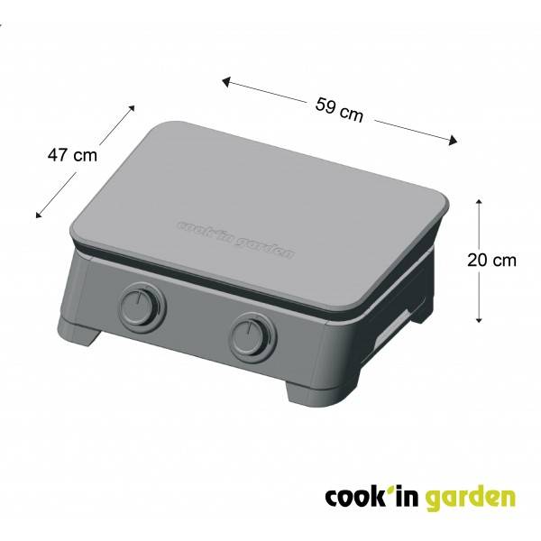 Cook in Garden - Plancha DUNE 60 - Gaz - Imagen 6