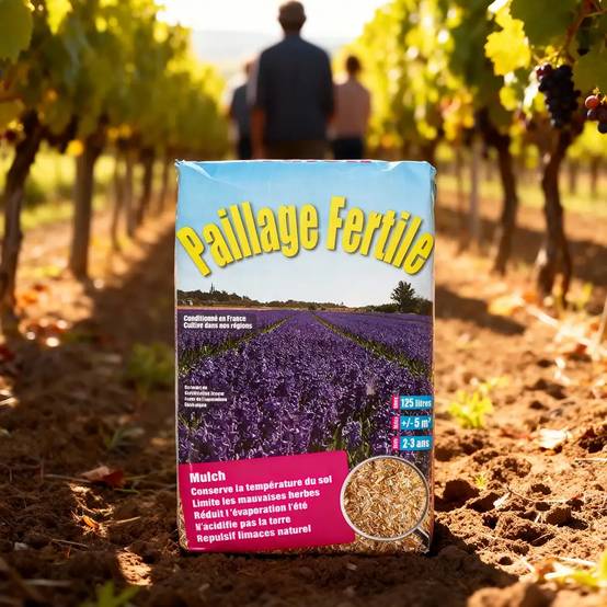Autre - Paille Défibrée de Roseau – Paillage Fertile® (1 Sac de 125L) - Image 2