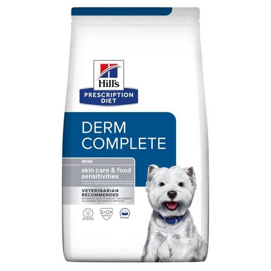 CROQUETTES CHIEN ADULT PRESCRIPTION DIETS DERM COMPLETE MINI - HILL'S 1 kg - Image 1