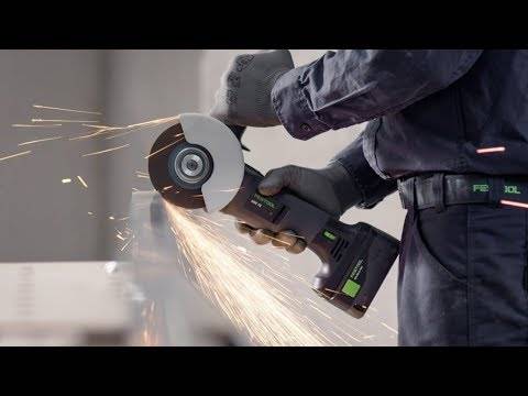 Festool - Meuleuse d'angle 18V AGC 18-125 5,0 EBI-Plus + 2 batteries 5Ah + chargeur en coffret Systainer SYS3 - FESTOOL - 577700 - Imagen 10