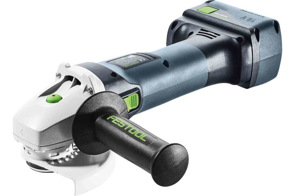 Festool - Meuleuse d'angle 18V AGC 18-125 5,0 EBI-Plus + 2 batteries 5Ah + chargeur en coffret Systainer SYS3 - FESTOOL - 577700 - Imagen 2