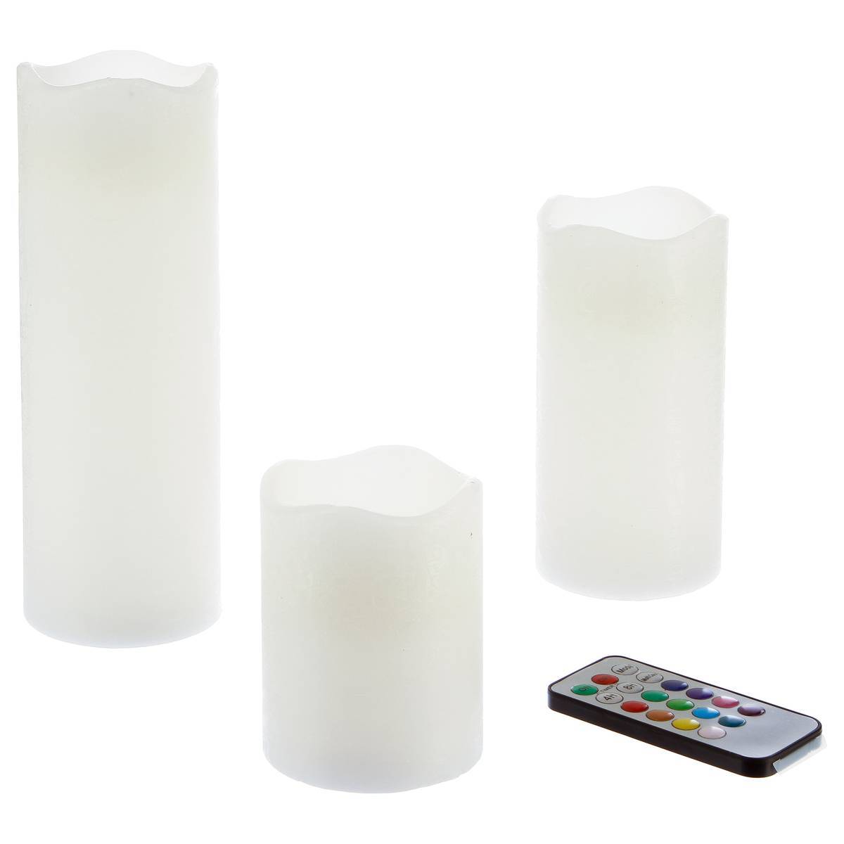 Atmosphera - Cofre 3 velas LED con control remoto - Atmosphera Creador de interiores - Imagen 3