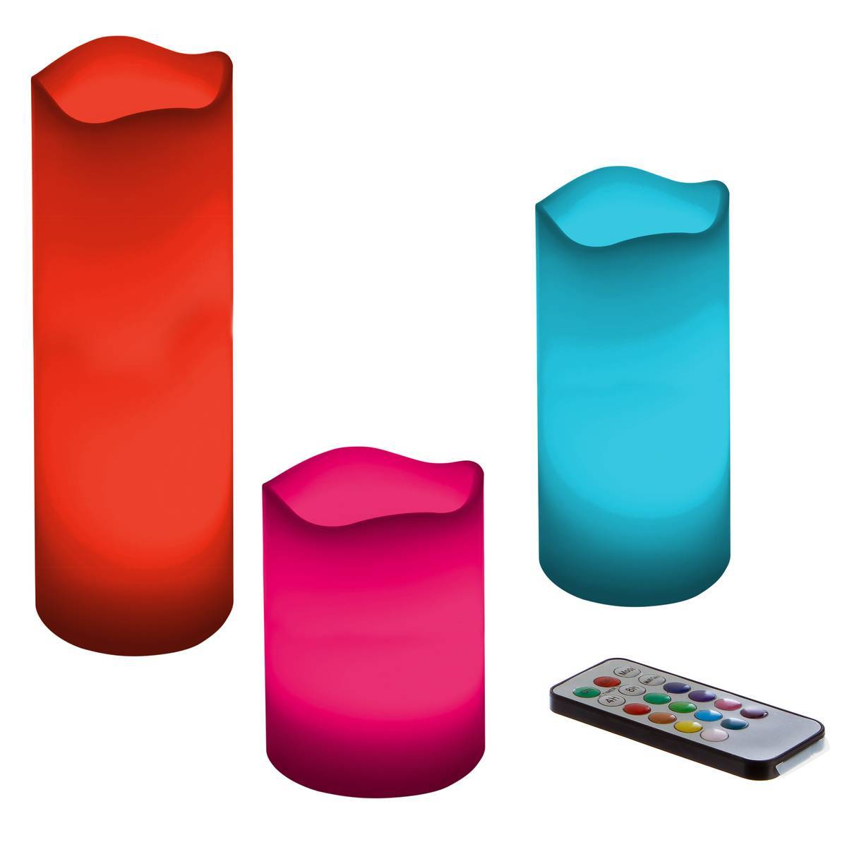 Atmosphera - Cofre 3 velas LED con control remoto - Atmosphera Creador de interiores - Imagen 1