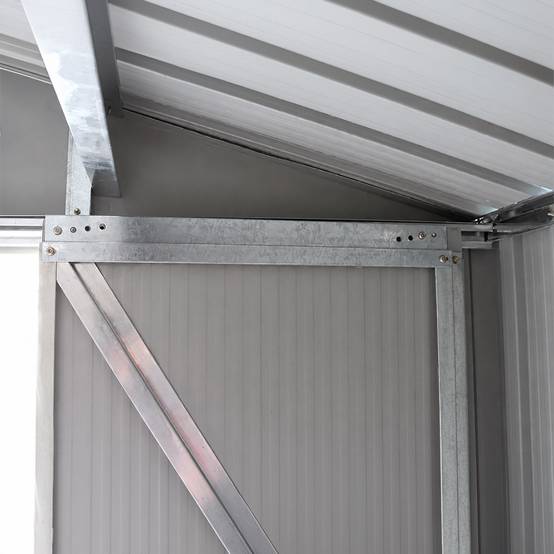 Abri de jardin métal 10,91 m2 + kit d'ancrage - Image 6