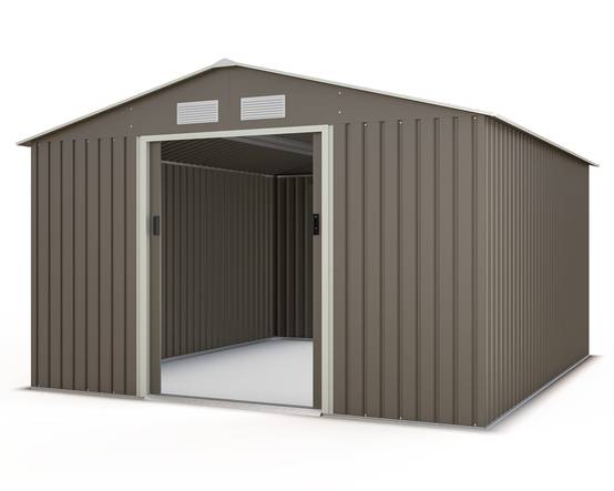 Abri de jardin métal 10,91 m2 + kit d'ancrage - Image 2