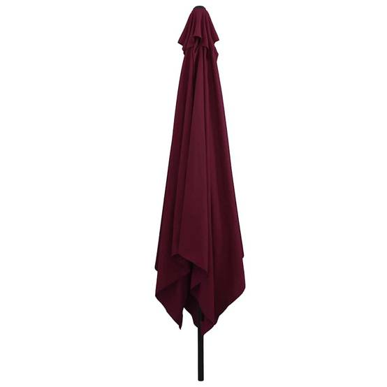 Parasol de jardin Bordeaux 295 x 295 x 245 cm Polyester et Acier - PANGIVO - Image 2