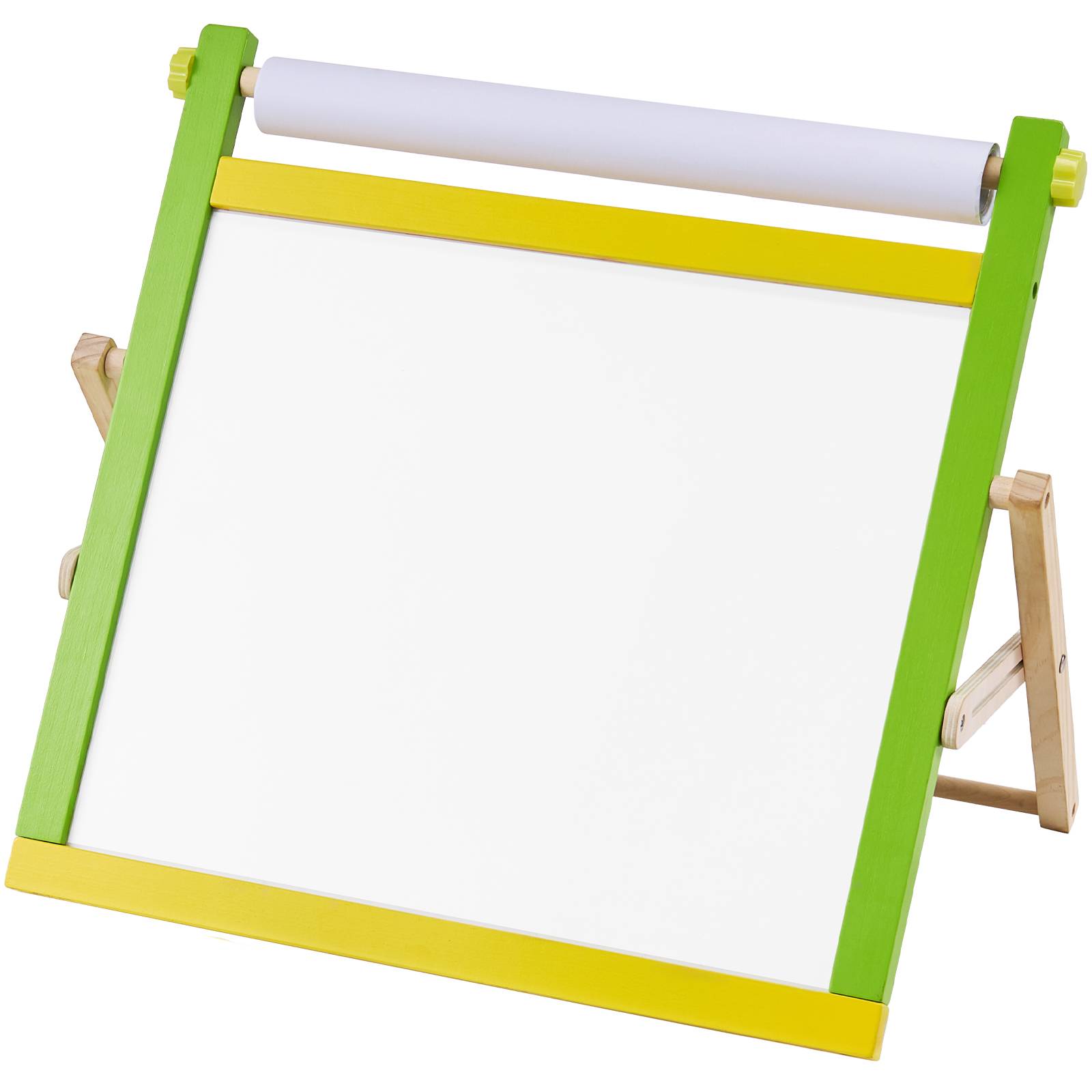 VEVOR Chevalet art table enfants, bois 3 en 1, tableau blanc magnétique, noir, dessin, pliable. - Image 9