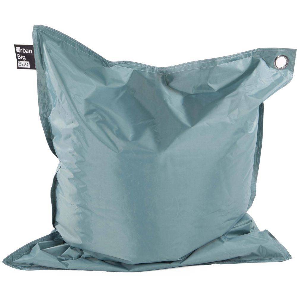 Jardindeco - Grand coussin uni Maxi Bleu Mineral - Imagen 3