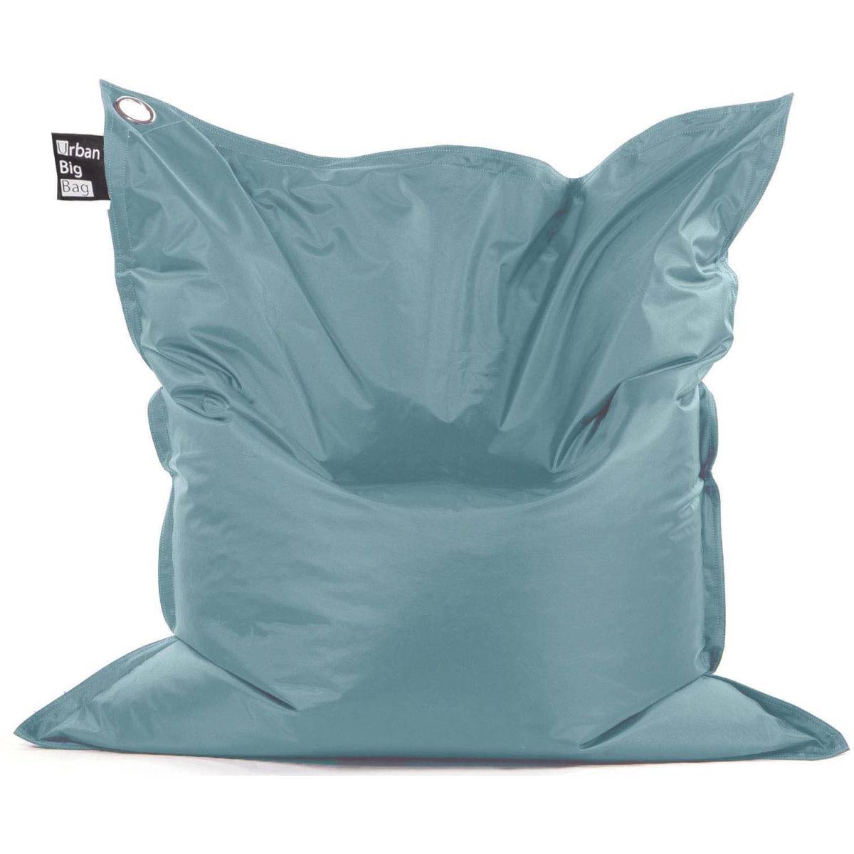 Jardindeco - Grand coussin uni Maxi Bleu Mineral - Imagen 1