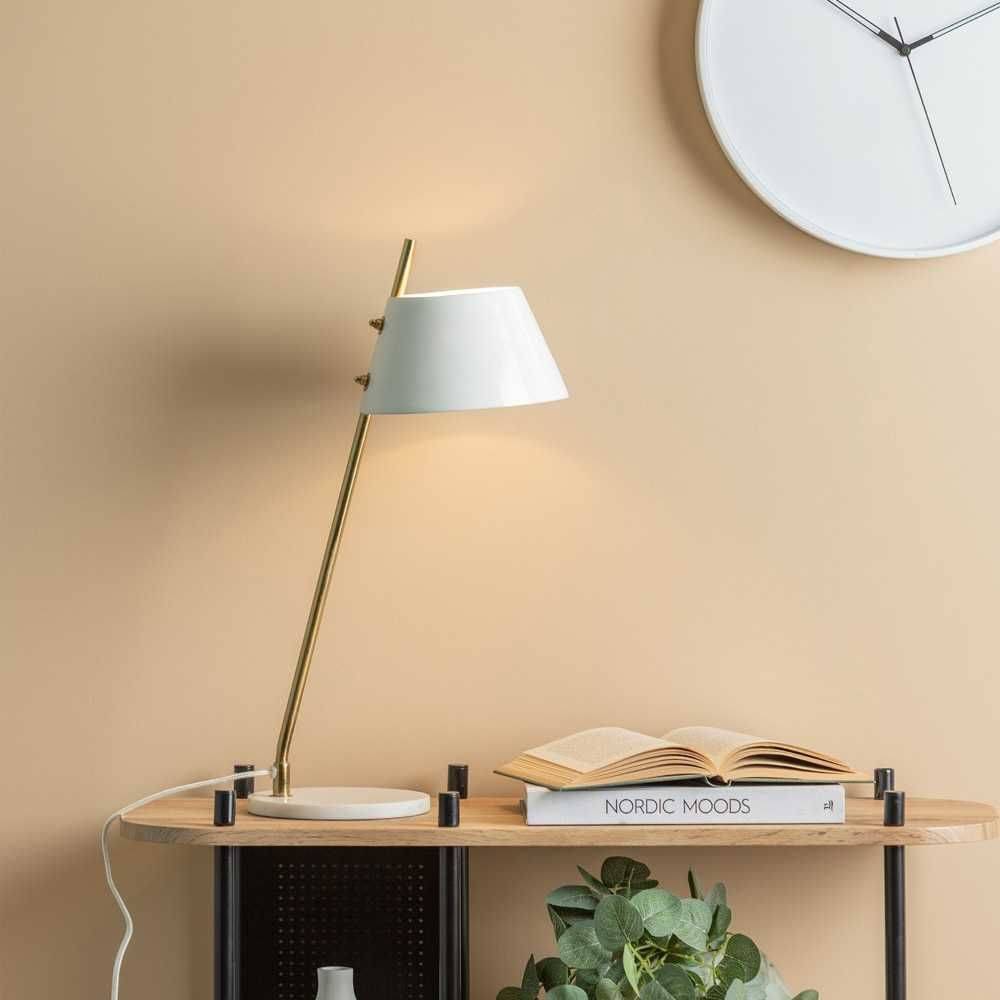 Leitmotiv - Lampe à poser en métal et marbre Savvy - Imagen 2