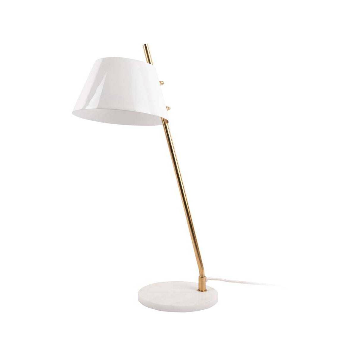 Leitmotiv - Lampe à poser en métal et marbre Savvy - Imagen 1