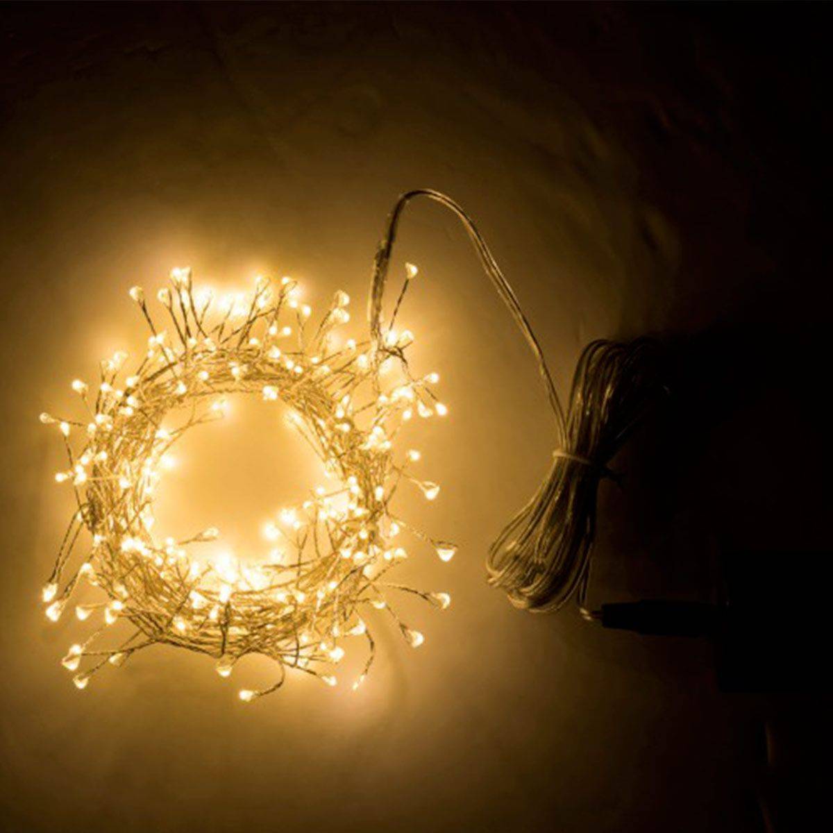 Guirlande lumineuse en plastique blanc 2m - J-Line - Image 6