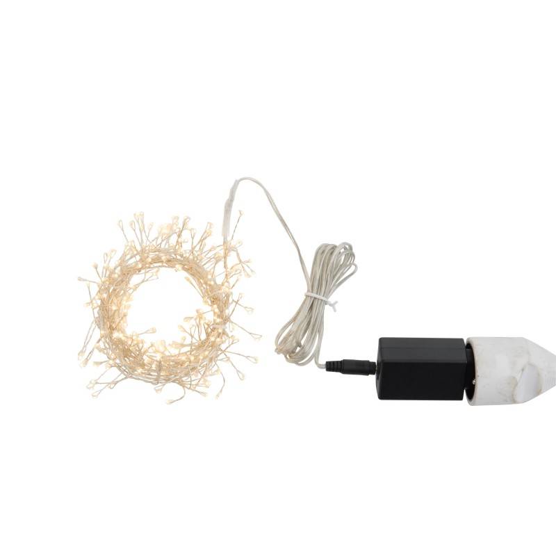 Guirlande lumineuse en plastique blanc 2m - J-Line - Image 5