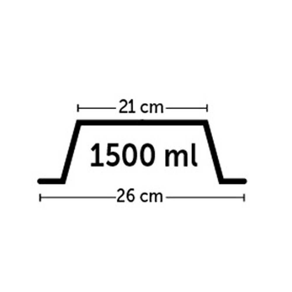 Gamelle MARA grise ø 26 cm 1.5 litre pour chien et chat - Imagen 2