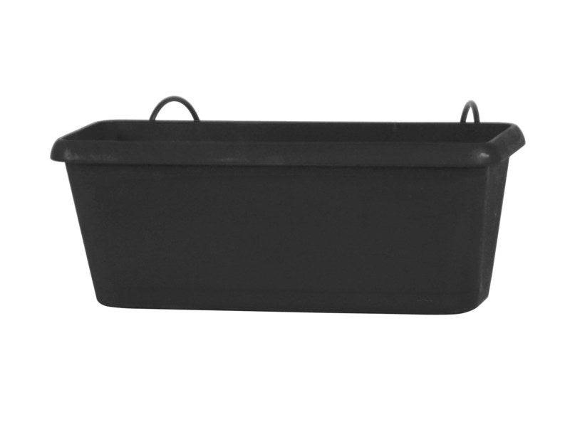 Eda - Jardinière Polypropylène À Réserve D'Eau, L.12 X L.30 X H.11.4 Cm, Gris EDA