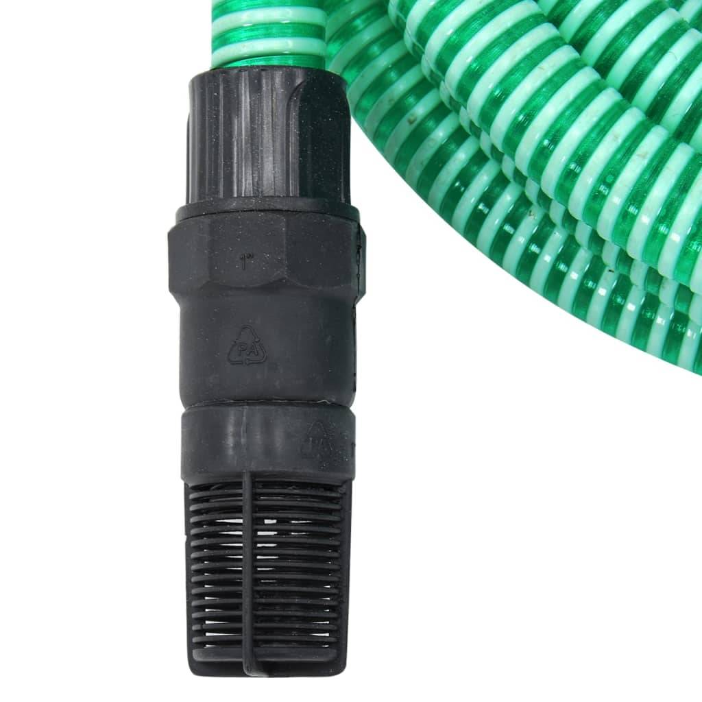 Vidaxl - Tuyau d'aspiration avec raccords en PVC vert 1" 7 m PVC vidaXL 151071 - Image 3