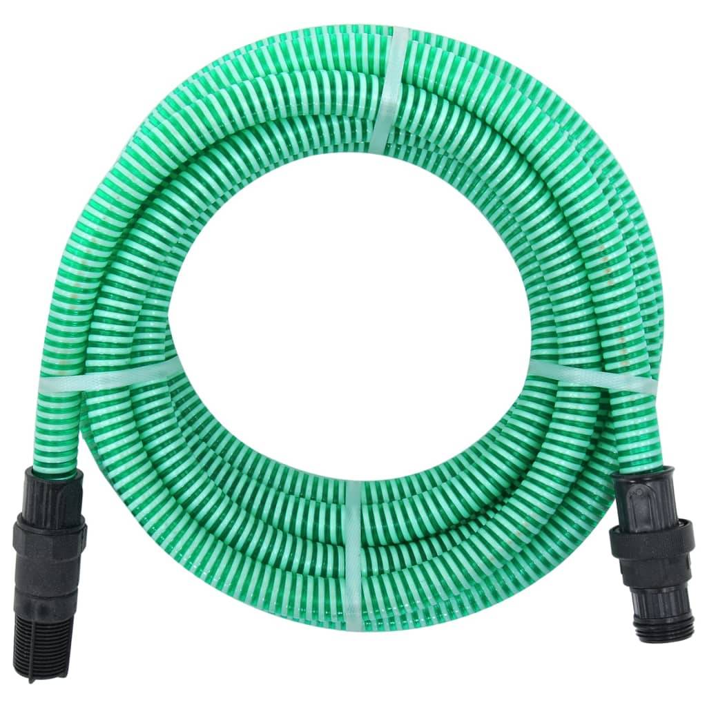 Vidaxl - Tuyau d'aspiration avec raccords en PVC vert 1" 7 m PVC vidaXL 151071