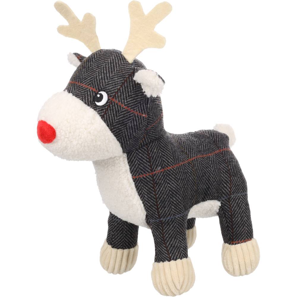 Flamingo - Caribou Araceli Gris Noel 30 cm H jeux pour chien - Image 1