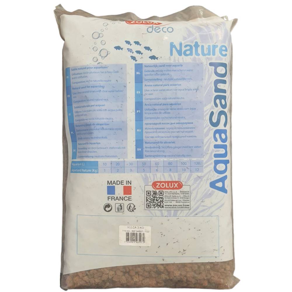 Zolux - Sac vulca pouzzolane 3kg pour aquarium spécial plantes - Imagen 3