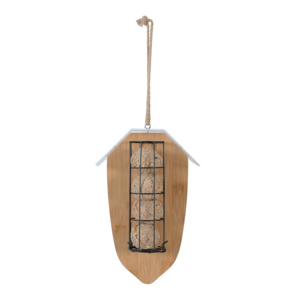 Zolux - Support pour 8 boules de graisse Bamboo pour oiseaux - Image 1