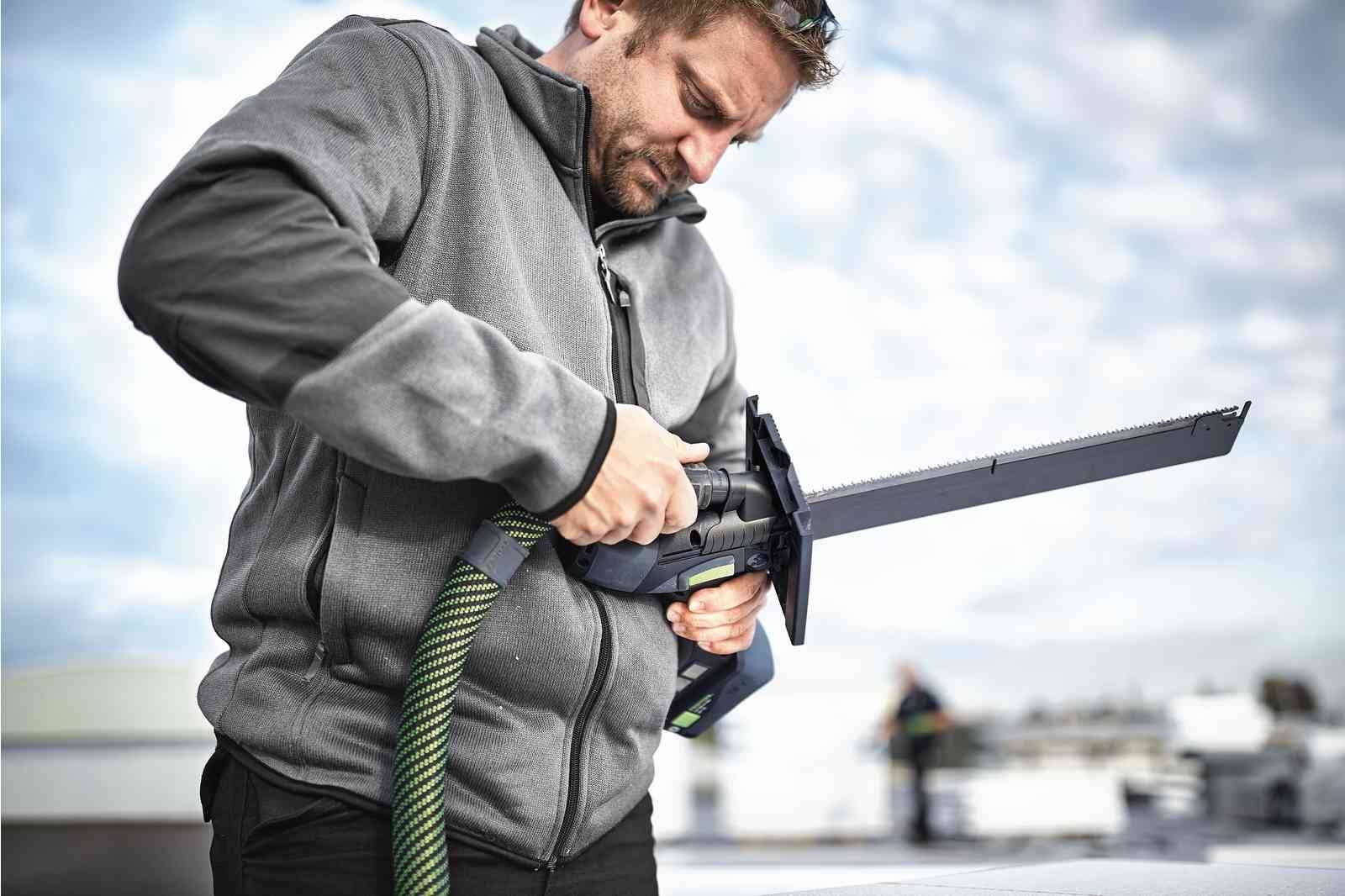 Festool - Scie 18V pour matériaux isolants ISC 240 HPC 4,0 EBI-Plus + 2 batteries 4 Ah + chargeur en coffret SYSTAINER - FESTOOL - 576569 - Imagen 6