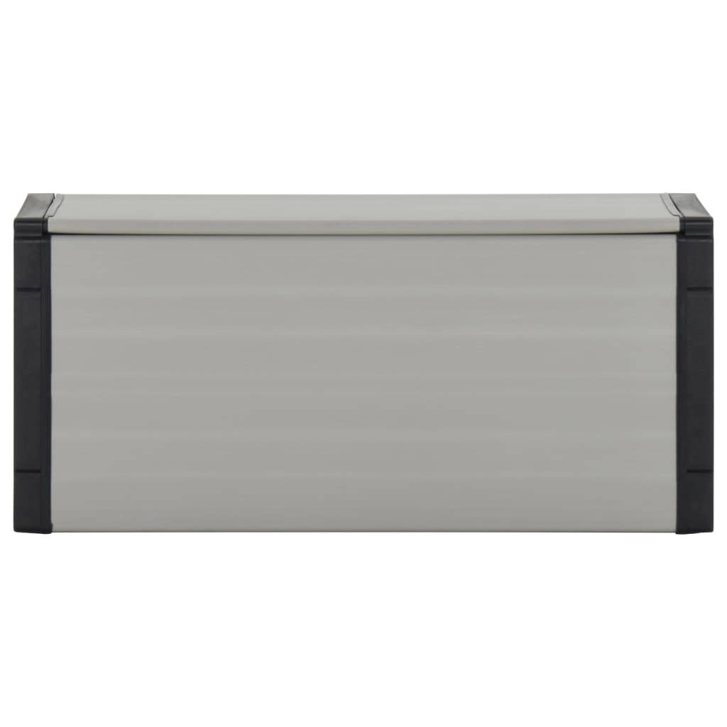 Armoire de rangement d'extérieur - Armoire à déchets de jardin Gris 85x34x40 cm - Image 1
