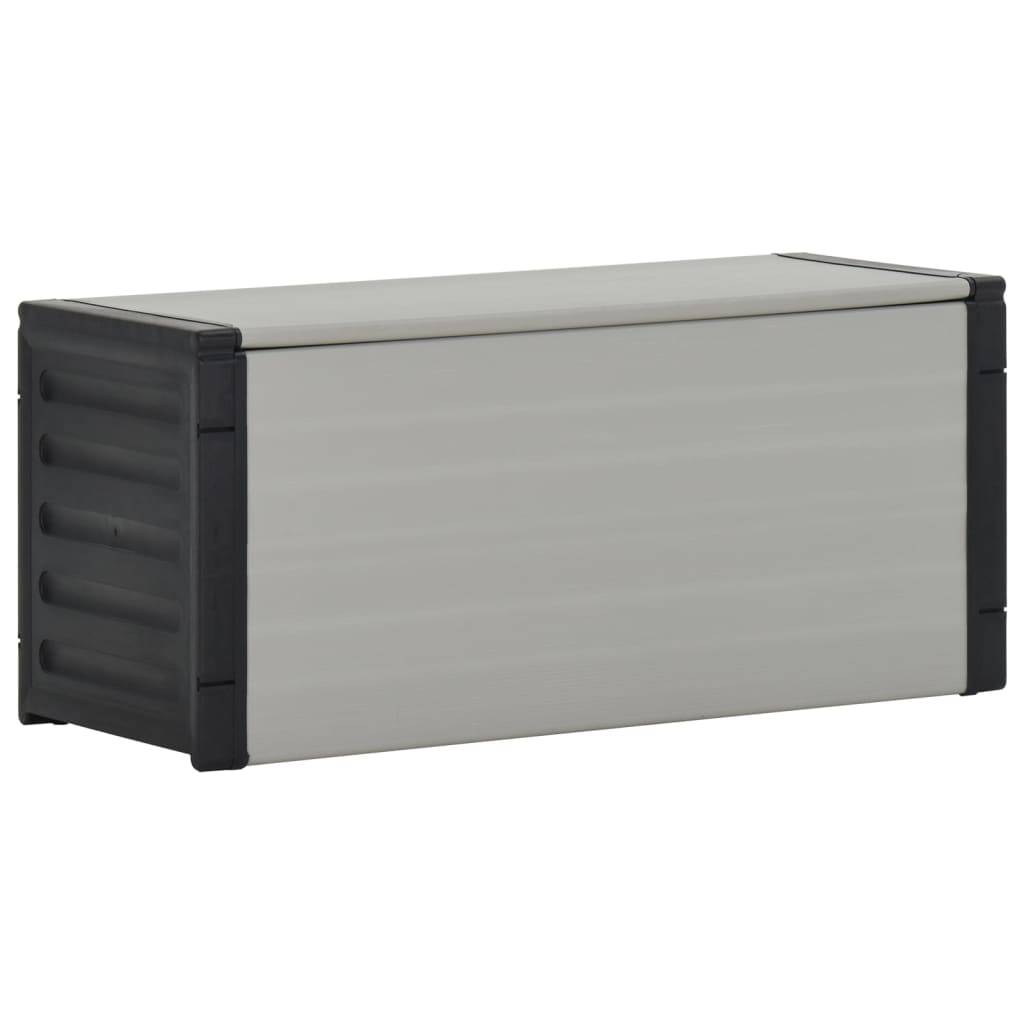 Armoire de rangement d'extérieur - Armoire à déchets de jardin Gris 85x34x40 cm - Image 2
