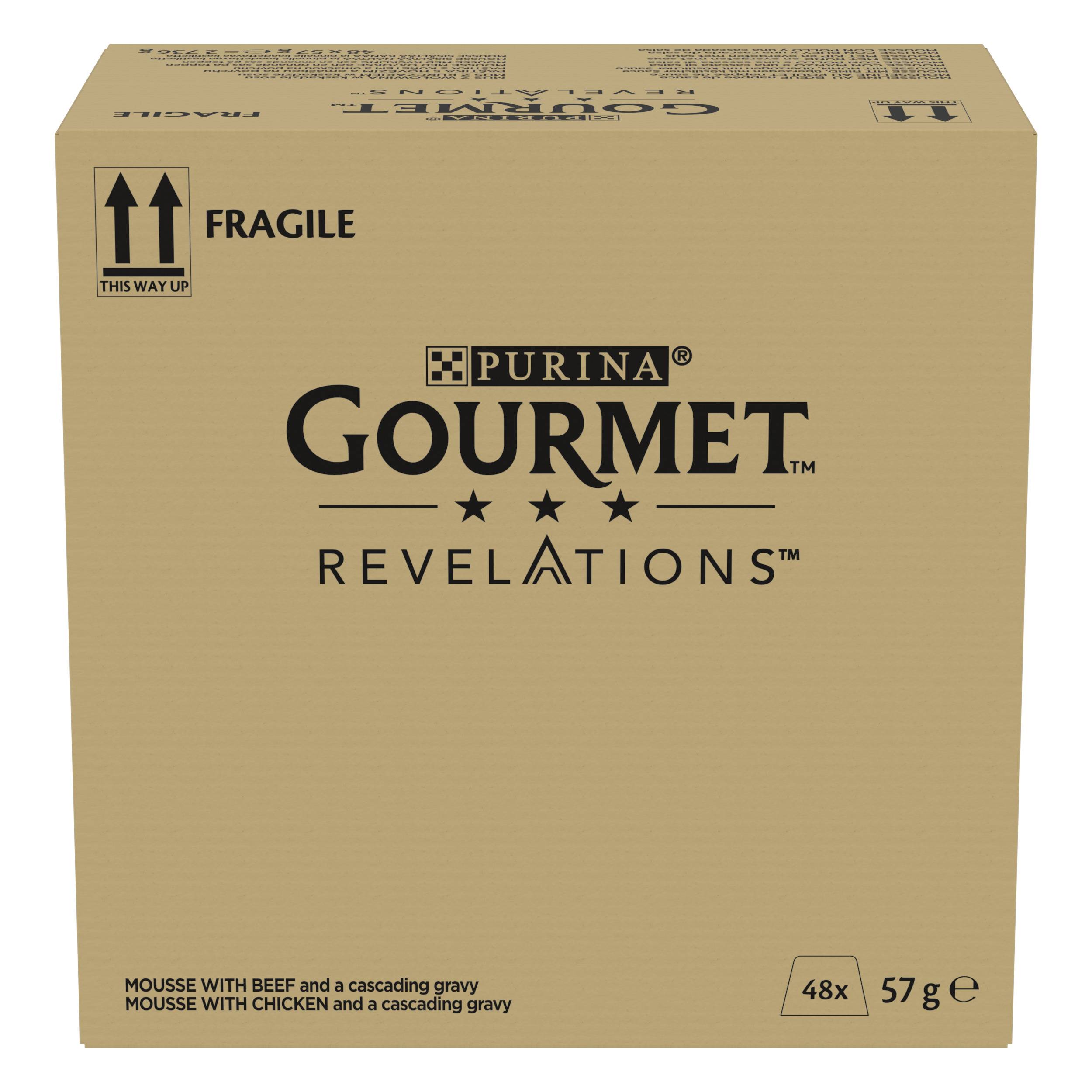 Purina Gourmet - GOURMET REVELATIONS Mousseline Poulet Bœuf 48x57g - Image 1