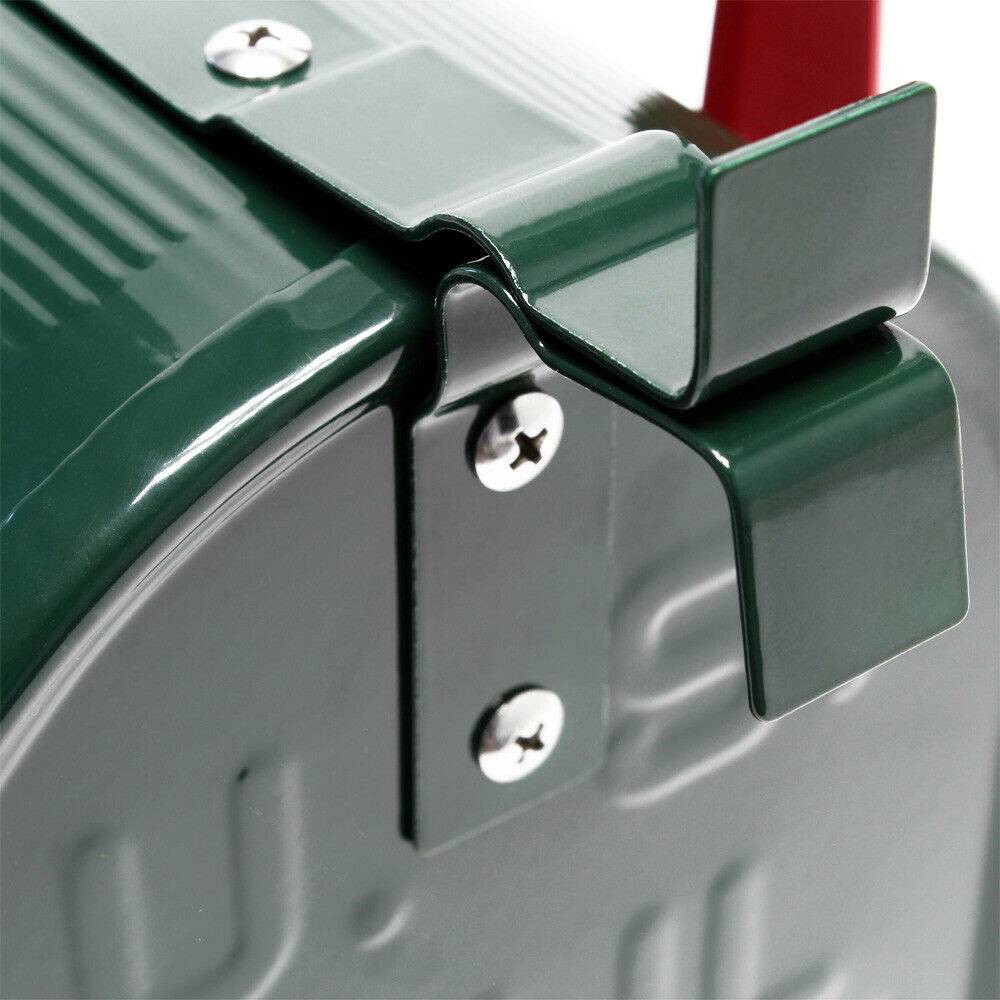 Helloshop26 - Us mailbox boite aux lettres design américain vert pied de support courrier - Imagen 6