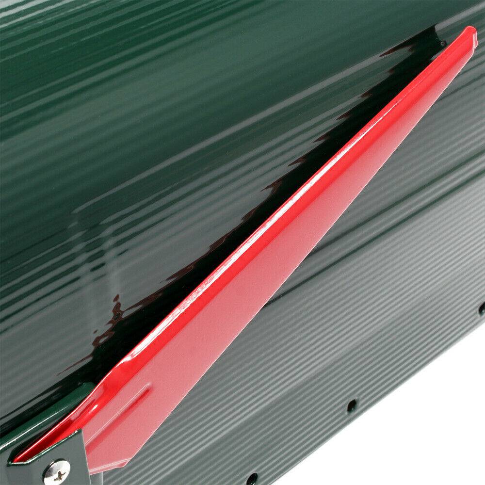 Helloshop26 - Us mailbox boite aux lettres design américain vert pied de support courrier - Imagen 5