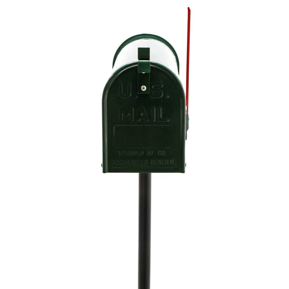 Helloshop26 - Us mailbox boite aux lettres design américain vert pied de support courrier - Imagen 2