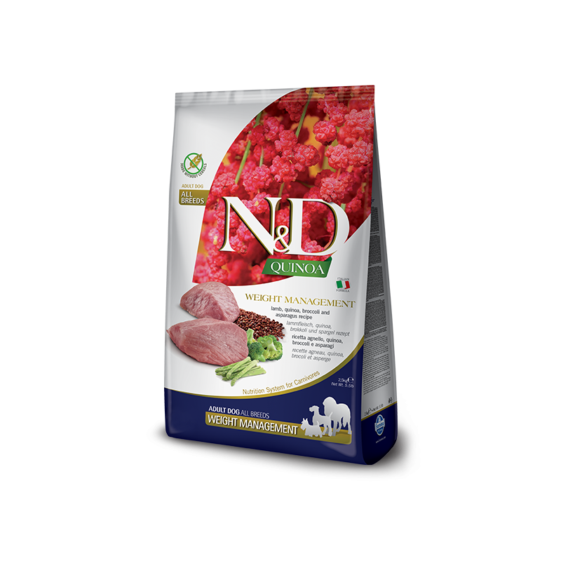 Croquettes chien - N&D - Quinoa Weight Management Medium/Maxi - Farmina