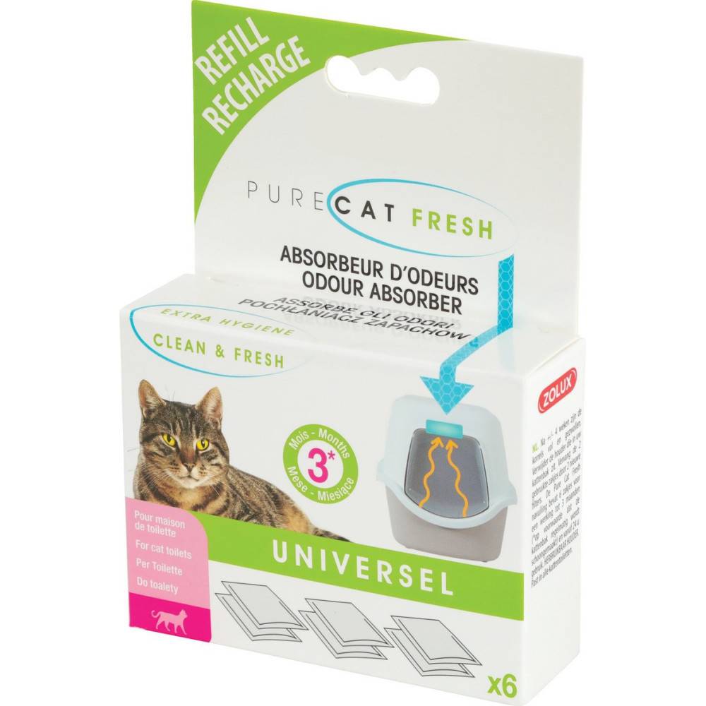 Recharge filtre anti-odeurs pour maison de toilette de chat - Imagen 2