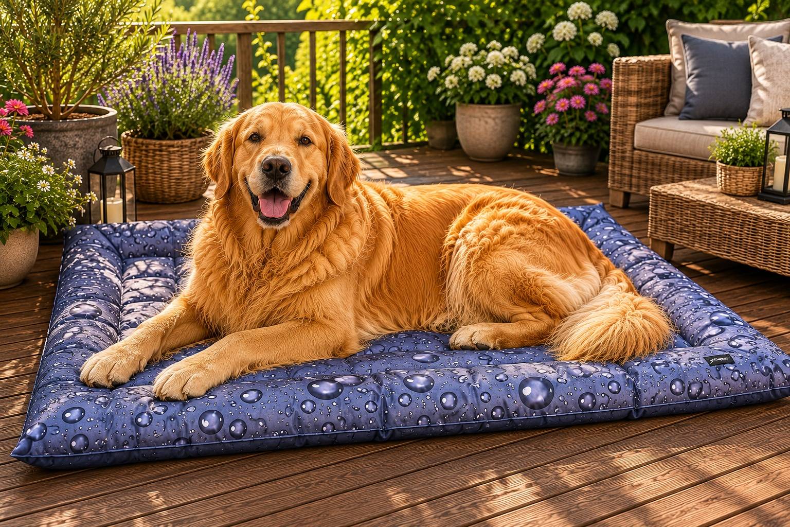 Tapis rafraîchissant pour chien 80 x 120 cm Fresk gris - Image 4