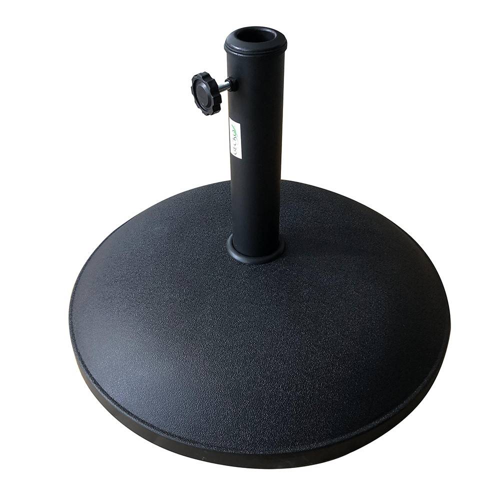 Pied de parasol rond en ciment gris 25 kg Cimenta - Gecko Jardin - Imagen 6