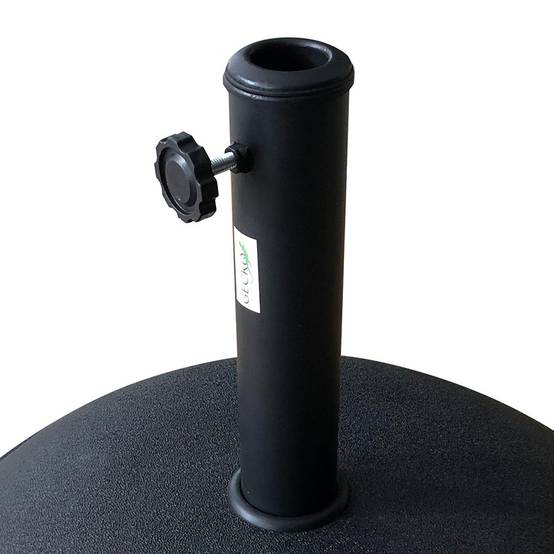 Pied de parasol rond en ciment gris 25 kg Cimenta - Gecko Jardin - Image 5