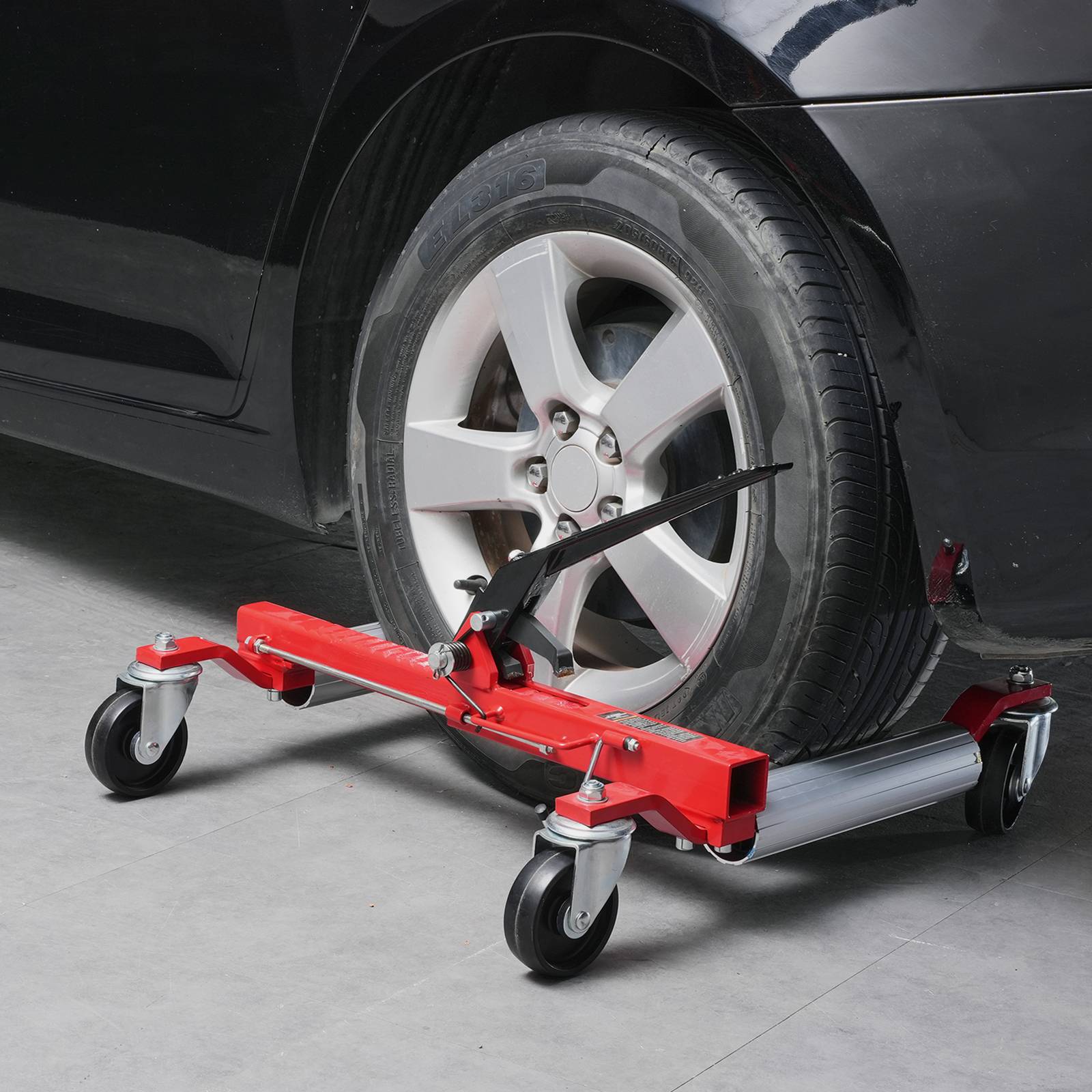 Chariot De Manutention Voiture VEVOR 680 Kg - Déplaceur à Cliquet Avec Roues 360° Pour Réparation Auto Et Positionnement