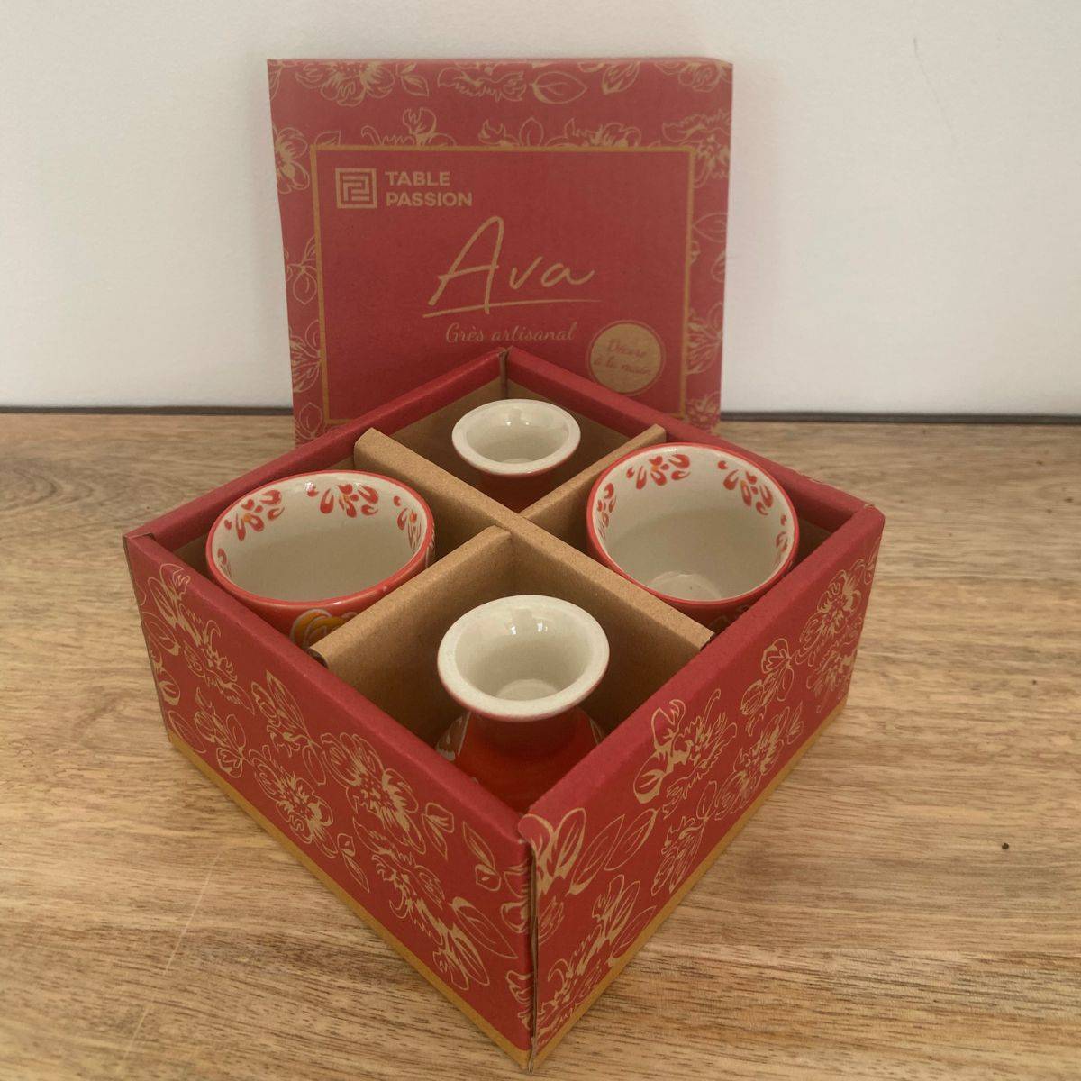 Table Passion - Coffret de 4 coquetiers Ava