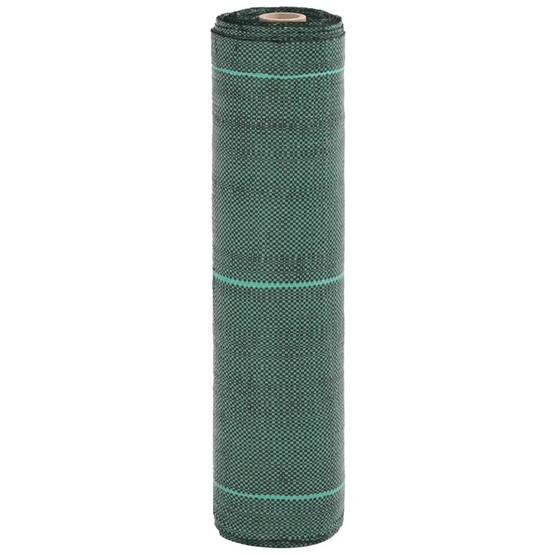 Toile de Paillage Polypropylène pour Jardin Potager Bloque Mauvaises Herbes 0,5x10 m Vert - ComfortXL Outdoor Living - Image 1