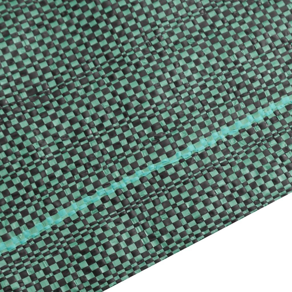 Toile de Paillage Polypropylène pour Jardin Potager Bloque Mauvaises Herbes 0,5x10 m Vert - ComfortXL Outdoor Living - Image 6